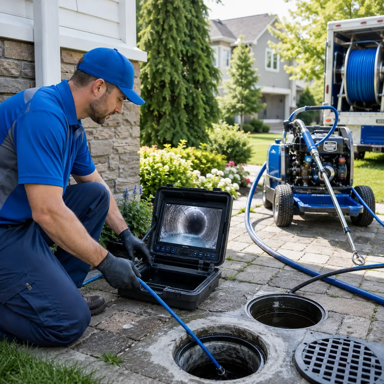 Outdoor drain cleaning professionals serving Cresco, PA